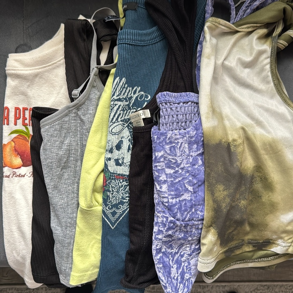 TANK TOP PACK all different styles/colors - ALL SIZE MEDIUM